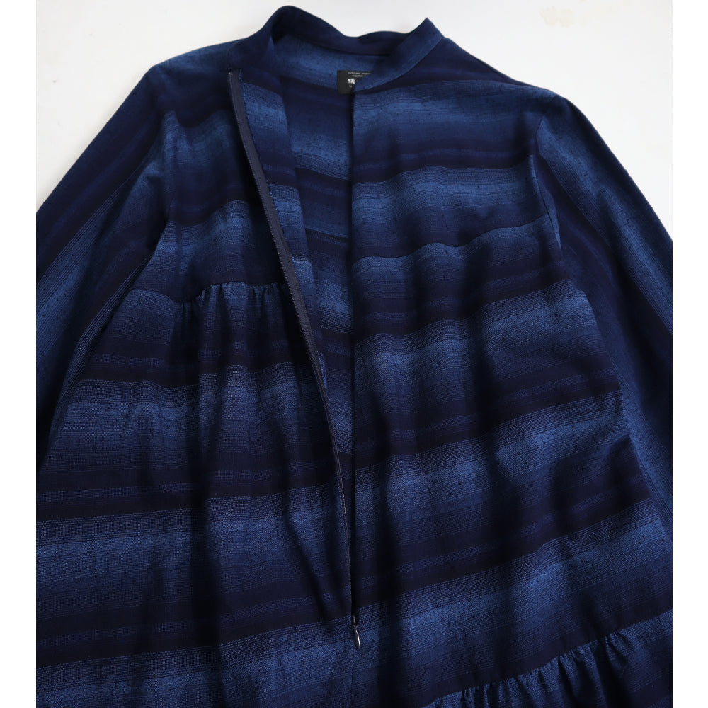 儀右ヱ門 ギエモン ぎえもん 久留米絣 ワンピース タ222 日本製