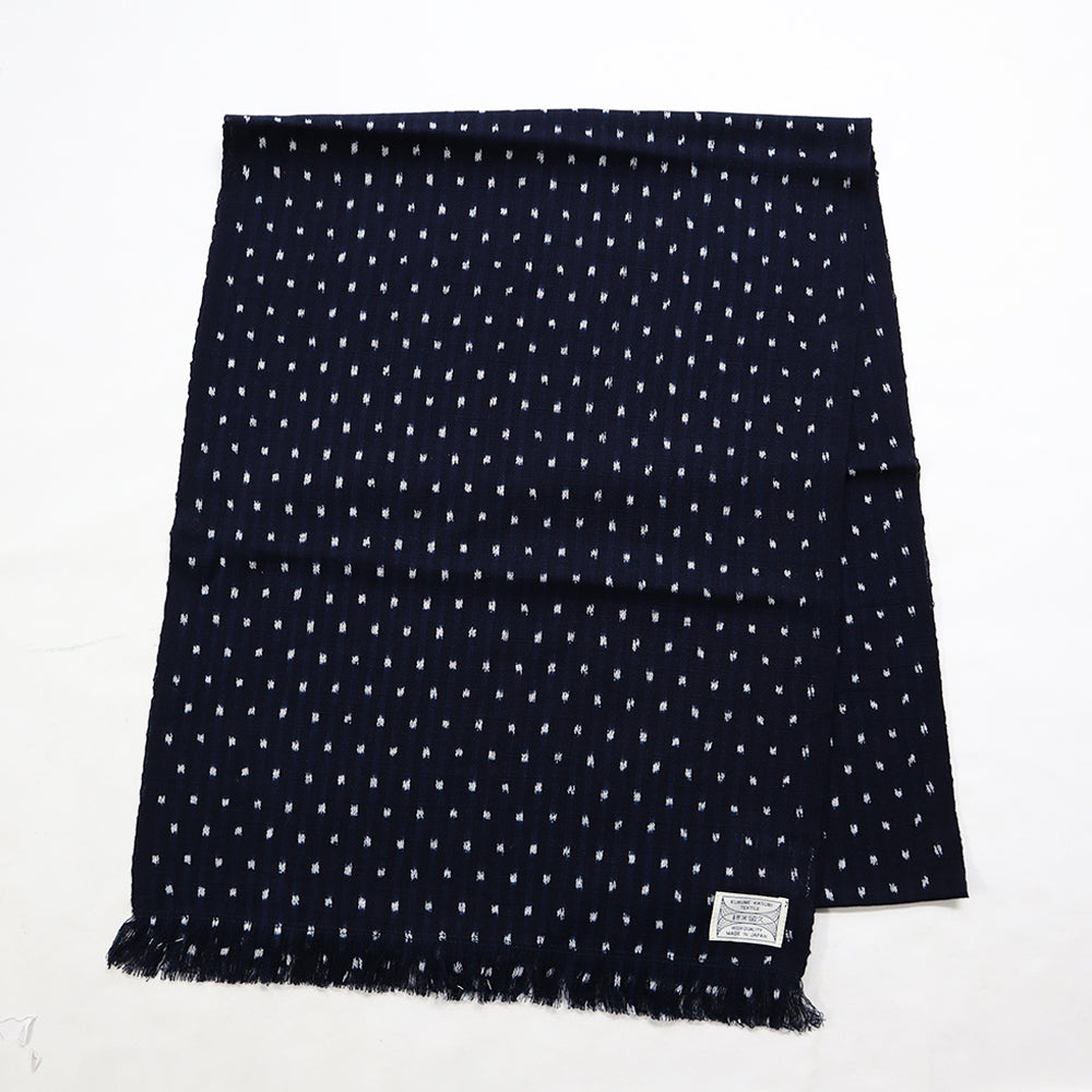 【予約商品】儀右ヱ門 久留米絣  ショール　003  日本製【2026ss】