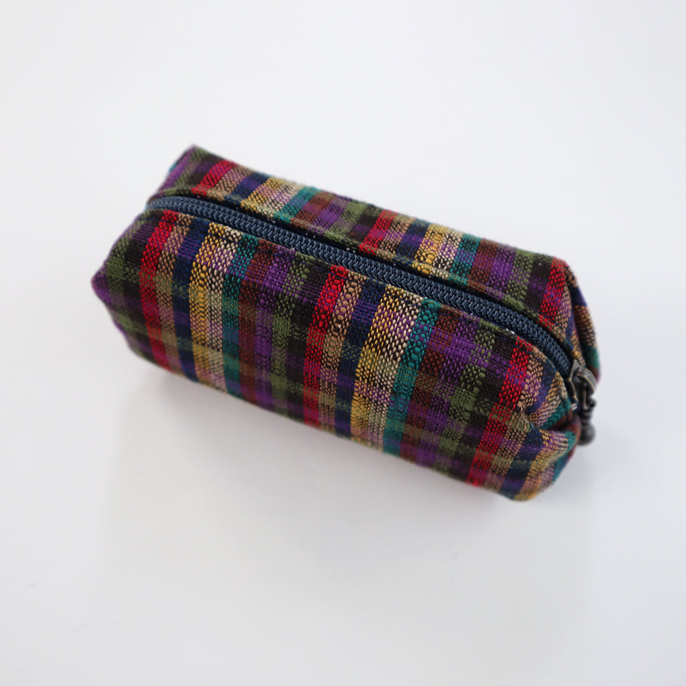 【予約商品】儀右ヱ門 ギエモン ぎえもん 久留米絣　ファスナー　風船ポーチ　日本製　【2026gs】