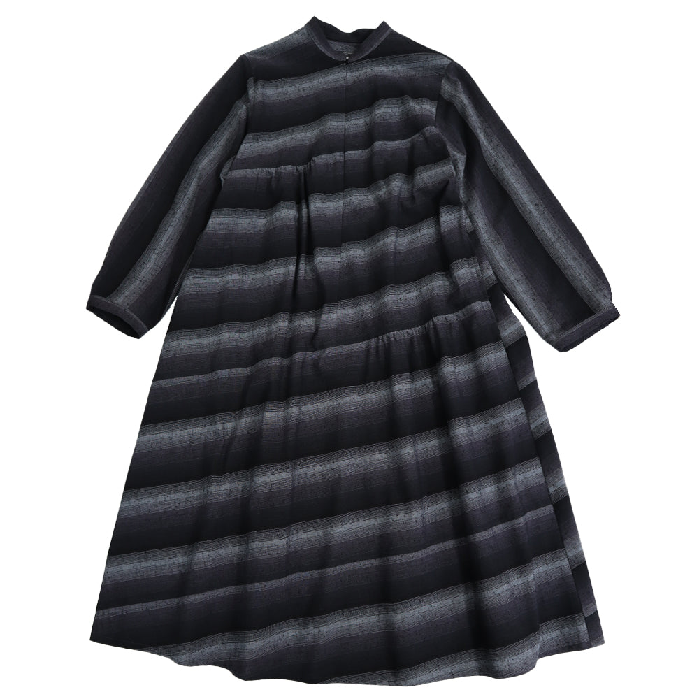 儀右ヱ門 ギエモン ぎえもん 久留米絣 ワンピース　タ222  日本製