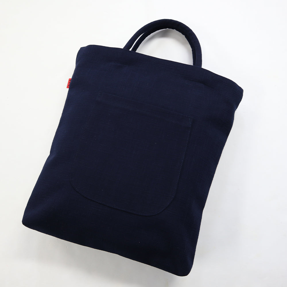 儀右ヱ門 ギエモン ぎえもん 久留米絣　トート　ファス手提げ　日本製　【2025ー26gs】