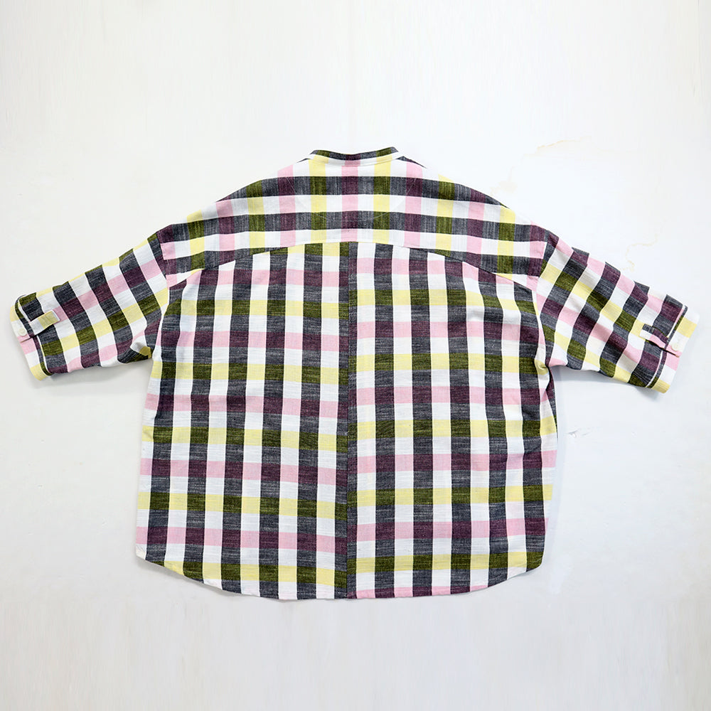 Giemon Giemon Kurume Kasuri Jumper Skirt Y9067 Made in Japan [2025ss]