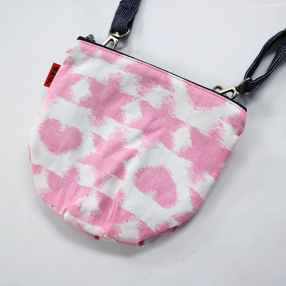 儀右ヱ門 ギエモン ぎえもん 久留米絣　ポシェット　ユーユー　日本製　【2025ー26gs】