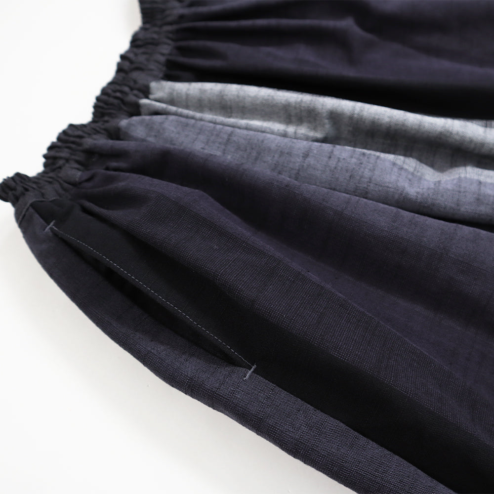 儀右ヱ門 ギエモン ぎえもん 久留米絣  ガウチョパンツ Y7109 日本製