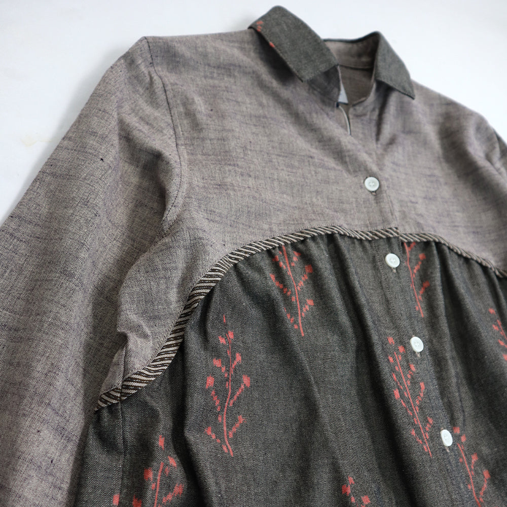 Giemon Giemon Kurume Kasuri Jumper Skirt Y9067 Made in Japan [2025ss]