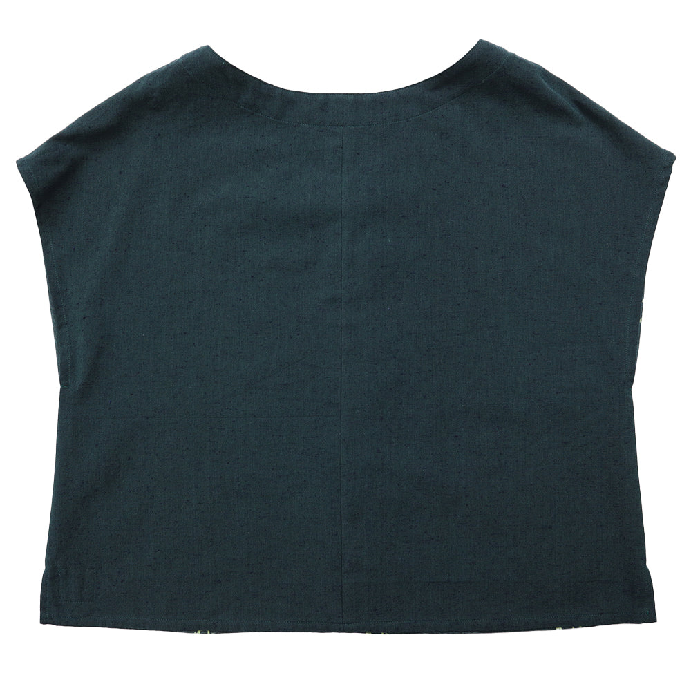 儀右ヱ門  ギエモン ぎえもん  久留米絣　ブラウス　Y5177　日本製　【2025-26gs】