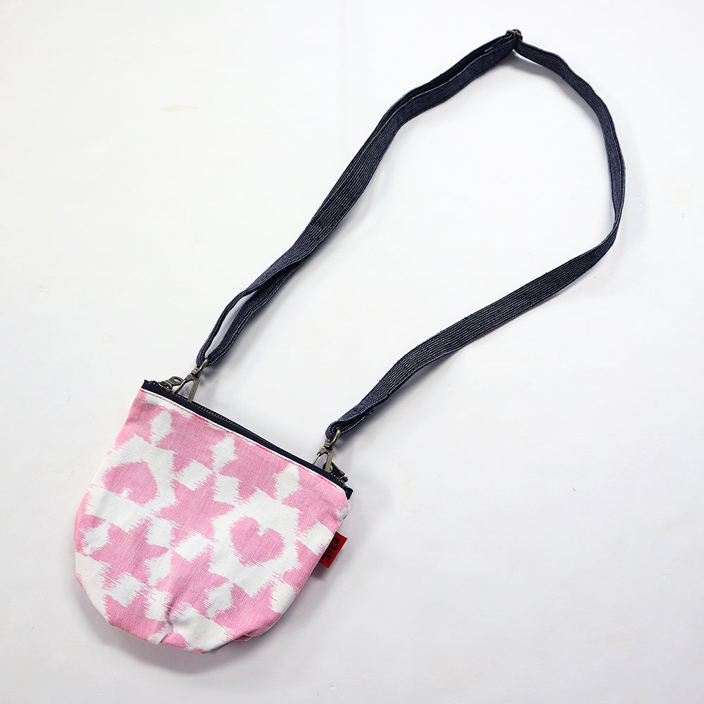 儀右ヱ門 ギエモン ぎえもん 久留米絣　ポシェット　ユーユー　日本製　【2025ー26gs】