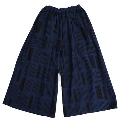 Giemon Giemon Kurume Kasuri Skirts Gaucho Pants Y7109 Made in Japan Mother's Day Spring/Autumn