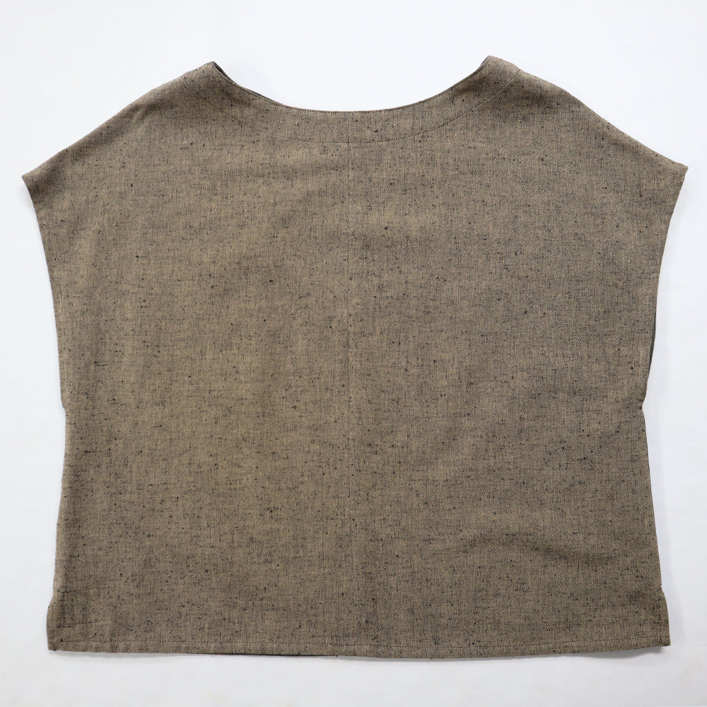 儀右ヱ門  ギエモン ぎえもん  久留米絣　ブラウス　Y5177　日本製　【2025-26gs】