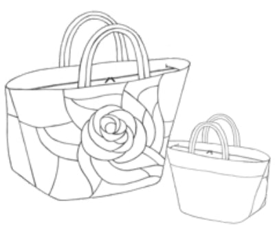 【予約商品】儀右ヱ門 久留米絣  トート　サンローズ   日本製【2026ss】