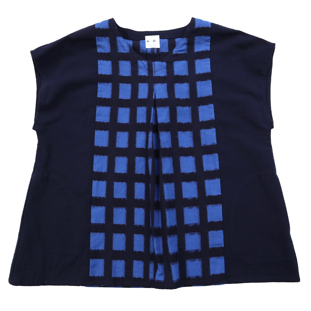 Giemon Kurume Kasuri Blouse Y5141 Made in Japan Mother's Day