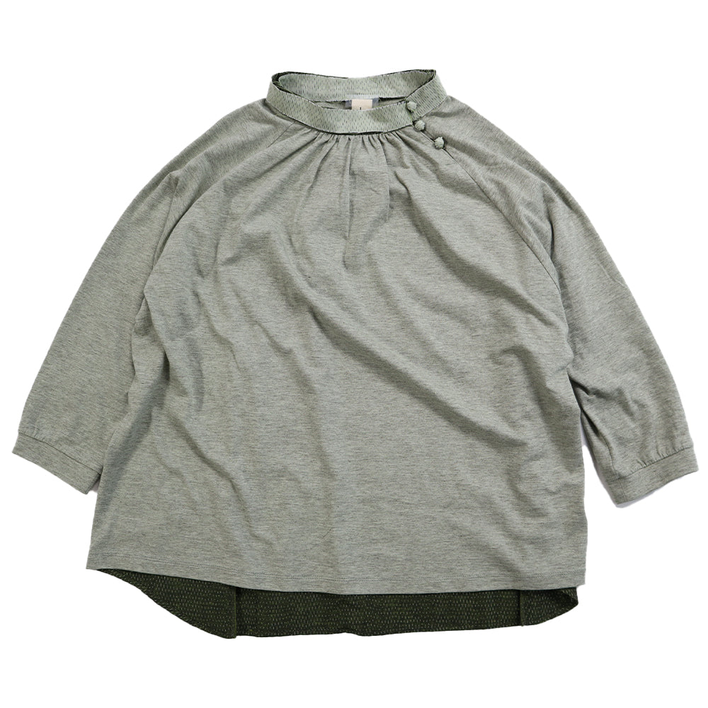 【予約商品】儀右ヱ門  久留米絣  ブラウス　R5115  日本製【2026ss】