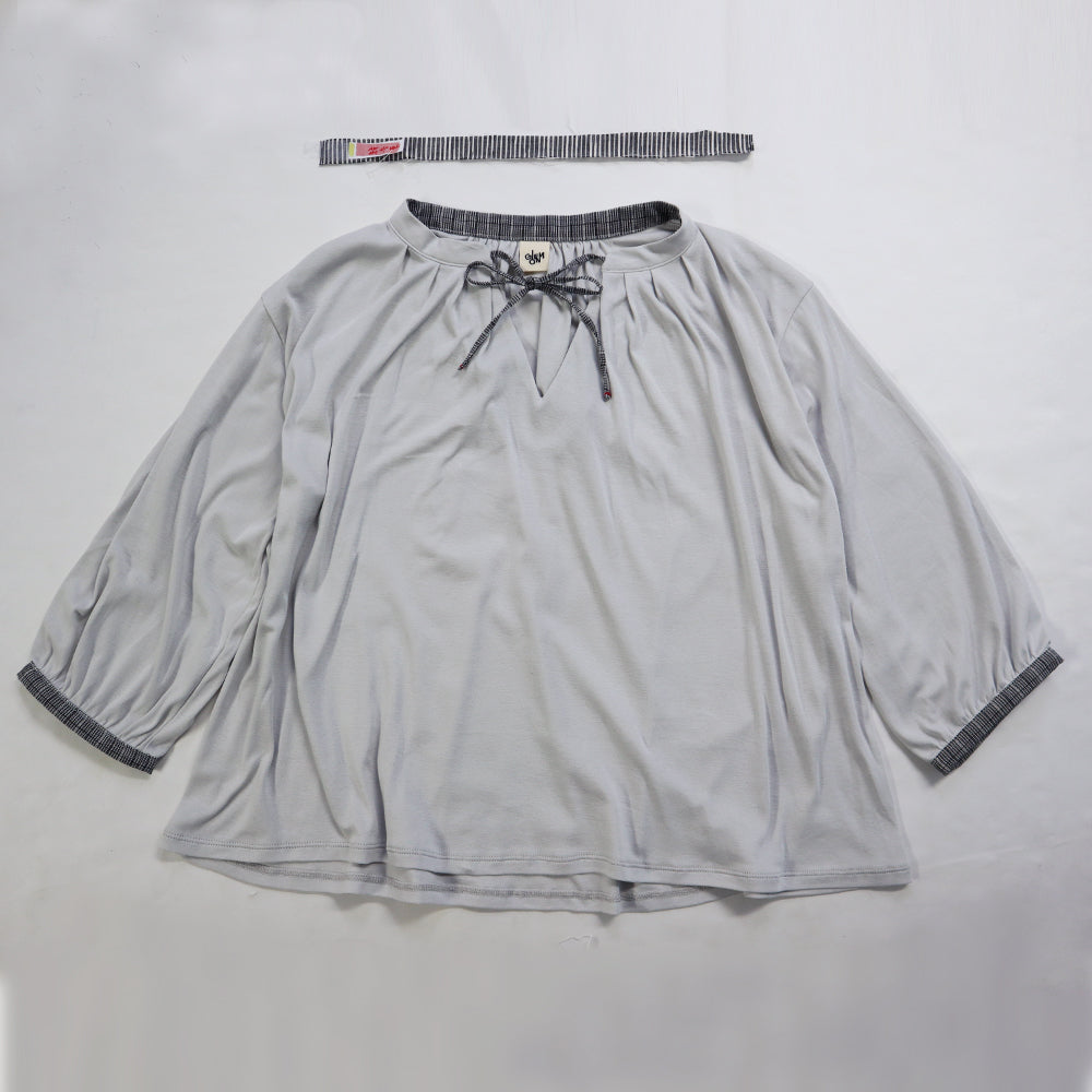 【予約商品】儀右ヱ門  久留米絣  ブラウス　R5117  日本製【2026ss】