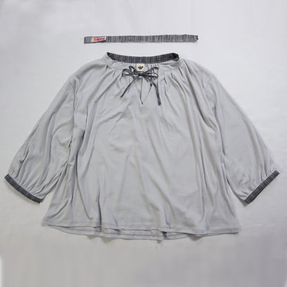 【予約商品】儀右ヱ門  久留米絣  ブラウス　R5117  日本製【2026ss】