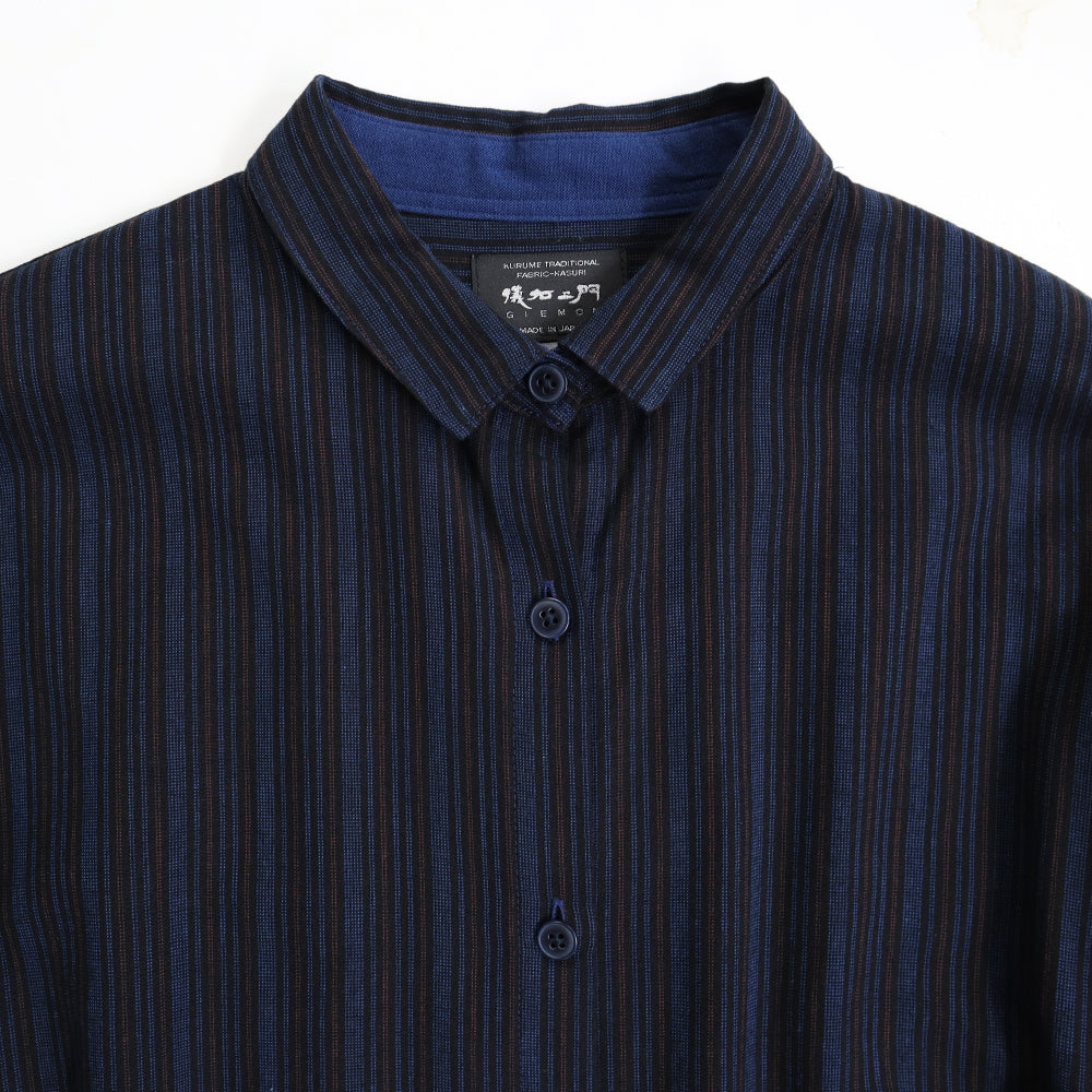 Giemon Giemon Giemon Kurume Kasuri Long Length One Piece So287 [2023aw]