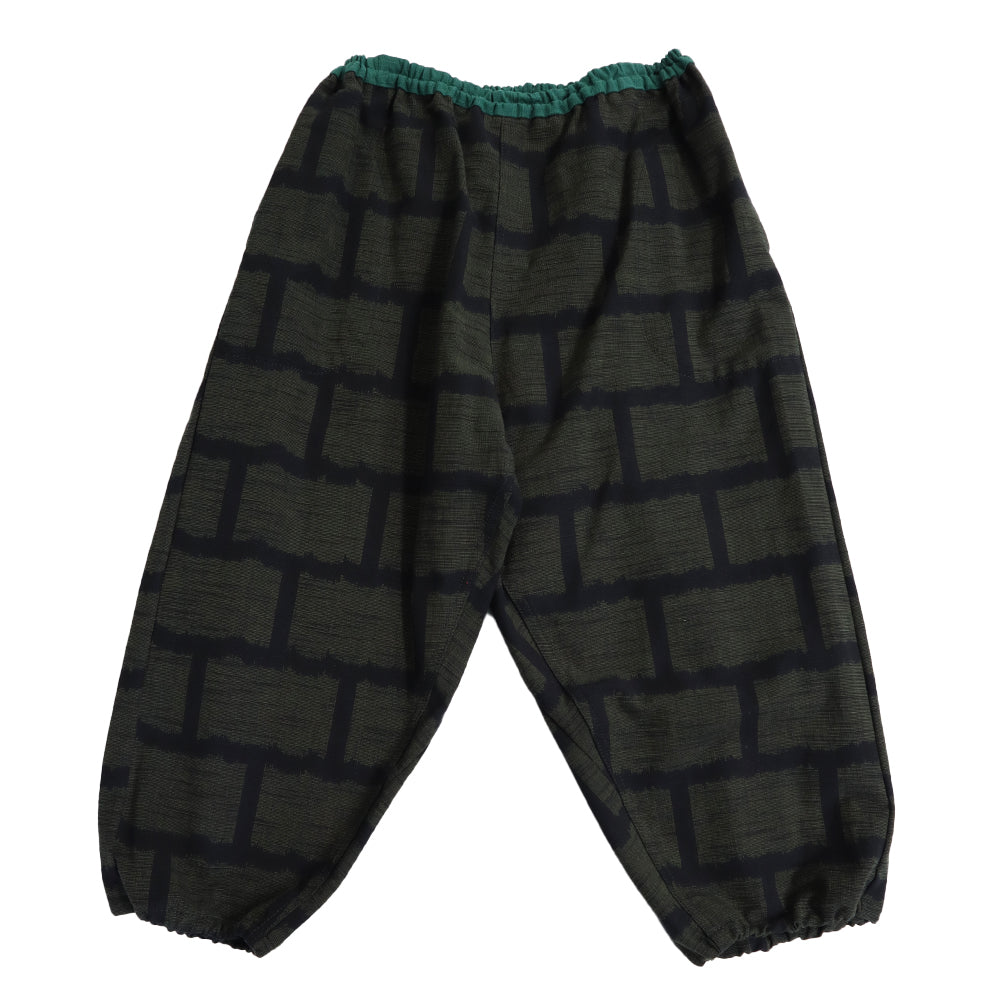 Giemon Giemon Giemon Kurume Kasuri 3/4 Length Monpan Y7032 Pants Trousers [2024ss]