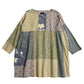 Giemon Giemon Kurume Kasuri 拼布襯衫 So589 日本製造