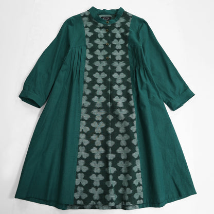 Giemon Giemon Kurume Kasuri Long Blouse Tunic Ta512-2 [2023aw]