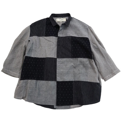 Giemon  ギエモン ぎえもん  久留米絣　ブラウス　G530-3　日本製　【2025-26gs】