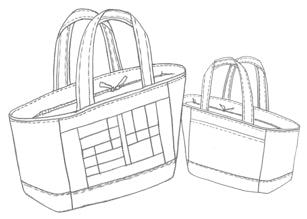 【予約商品】儀右ヱ門 久留米絣  トート　ナンバー   日本製【2026ss】