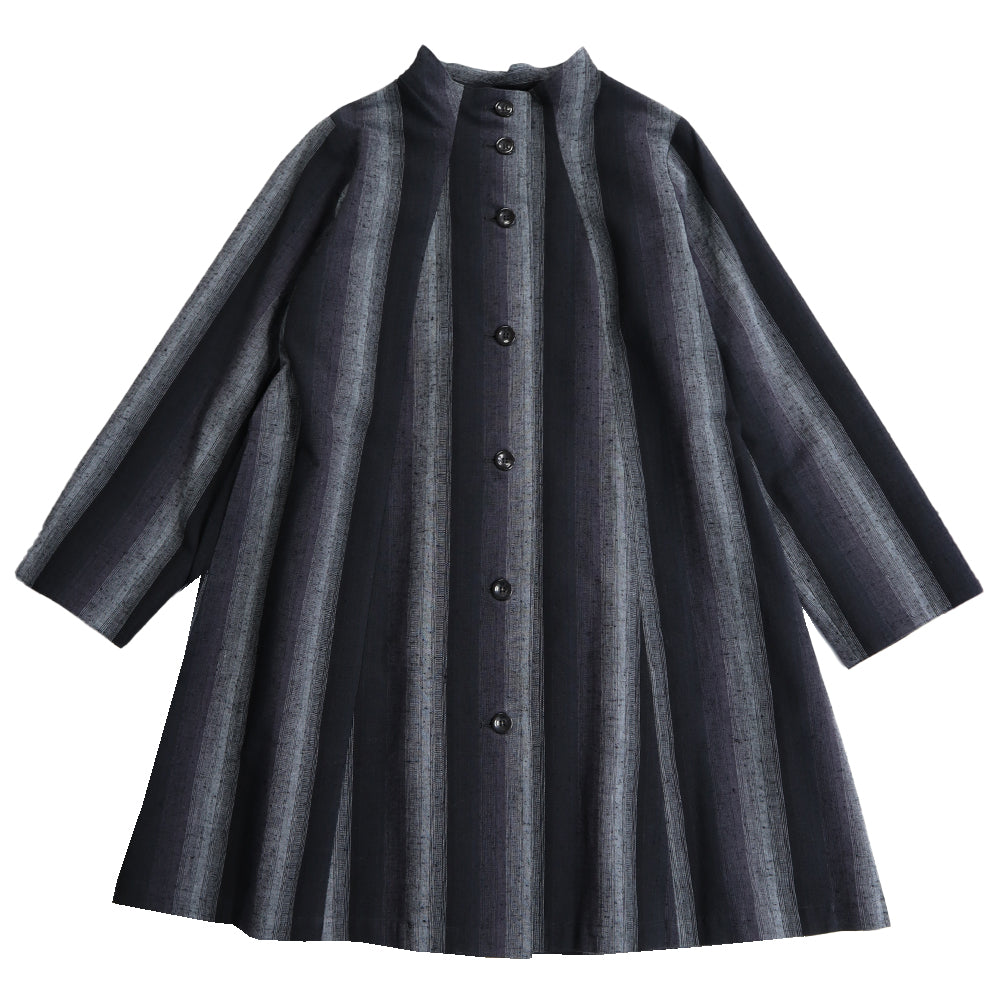 儀右ヱ門　ギエモン ぎえもん　久留米絣コート  セ237  日本製【as】