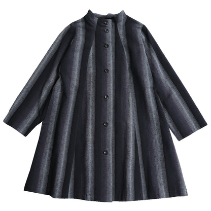 儀右ヱ門　ギエモン ぎえもん　久留米絣コート  セ237  日本製【as】