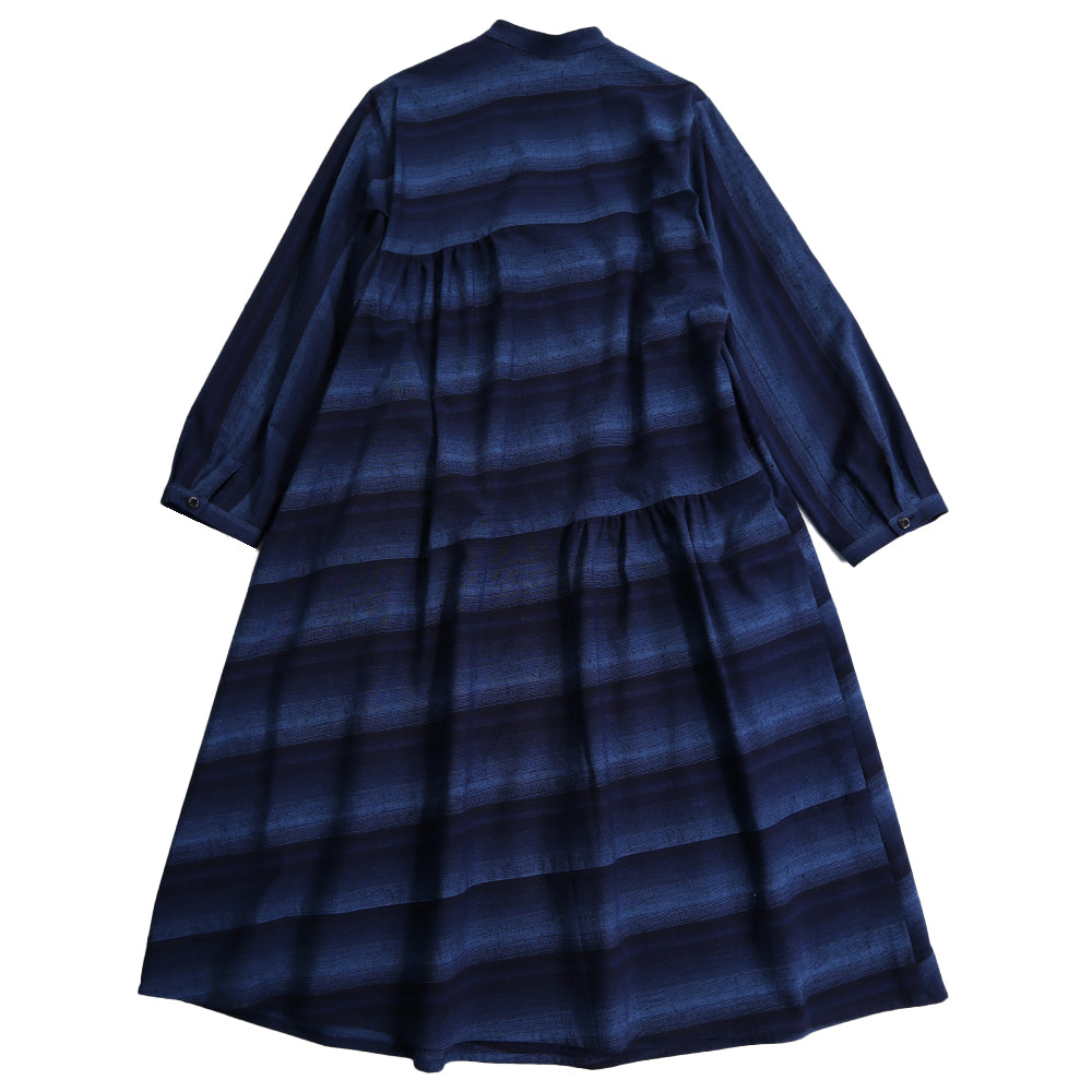 儀右ヱ門 ギエモン ぎえもん 久留米絣 ワンピース タ222 日本製