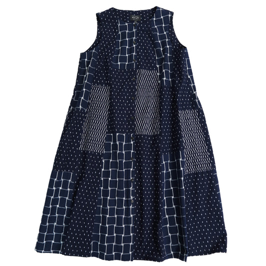 儀右ヱ門  久留米絣  ベスト　カ642   日本製【2026ss】