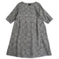 Giemon Giemon 3/4 Sleeve Dress So240 Kurume Kasuri Made in Japan Mother's Day