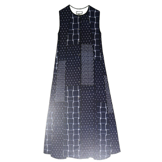 【予約商品】儀右ヱ門  久留米絣  ベスト　カ642   日本製【2026ss】