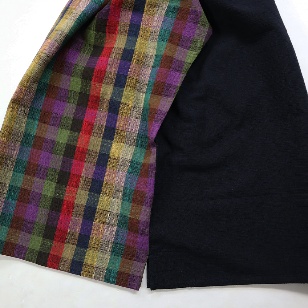 儀右ヱ門  ギエモン ぎえもん  久留米絣　ブラウス　Y5177　日本製　【2025-26gs】