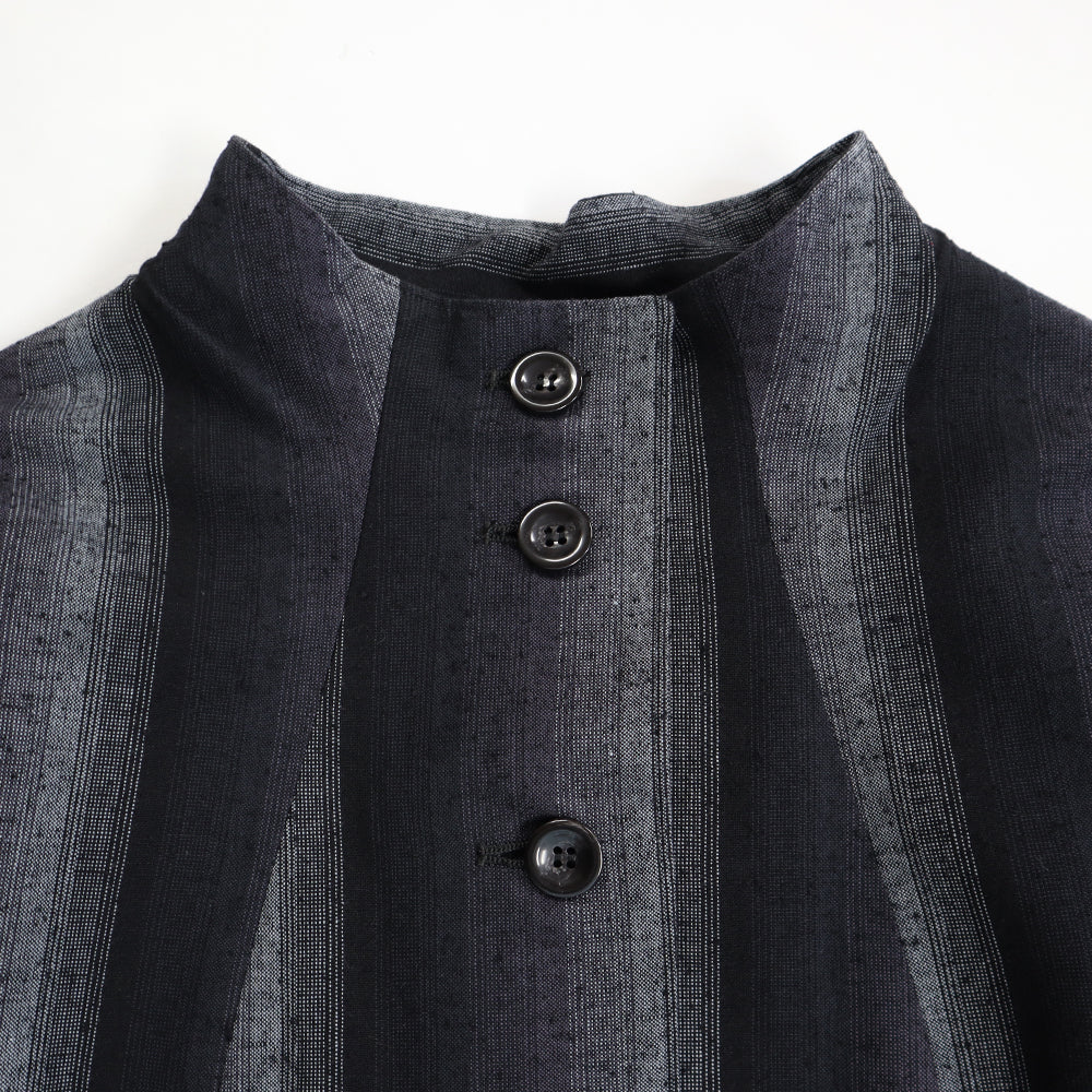 儀右ヱ門　ギエモン ぎえもん　久留米絣コート  セ237  日本製【as】