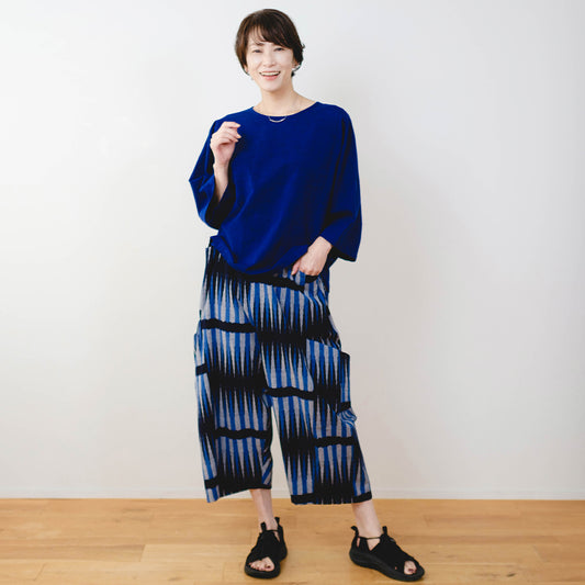 【予約商品】儀右ヱ門  久留米絣  パンツ　カ738  日本製【2026ss】