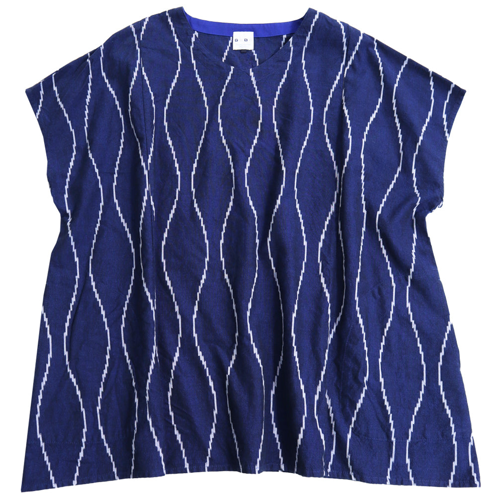 Giemon Giemon 襯衫 Y5126 Appappa Easy Clothes Kurume Kasuri Made in Japan [2023gs]