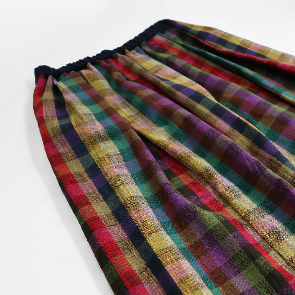 Giemon Giemon Kurume Kasuri Jumper Skirt Y9067 Made in Japan [2025ss]