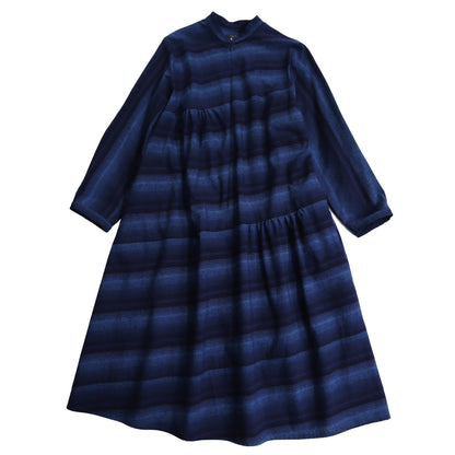 儀右ヱ門 ギエモン ぎえもん 久留米絣 ワンピース　タ222  日本製