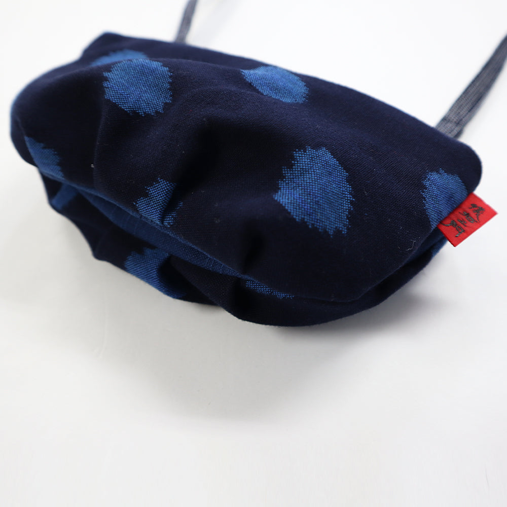 儀右ヱ門 ギエモン ぎえもん 久留米絣　ポシェット　VV　日本製　【2025-26gs】