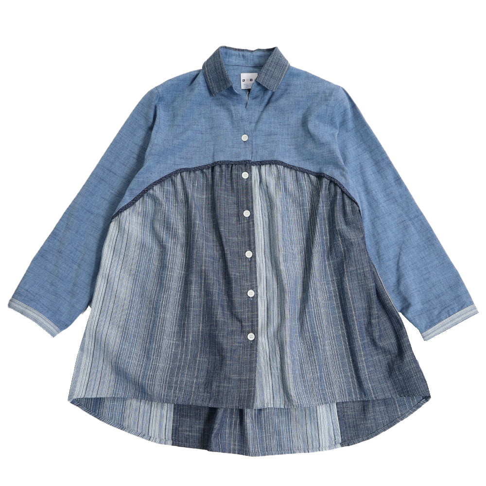 Giemon Giemon Kurume Kasuri Jumper Skirt Y9067 Made in Japan [2025ss]