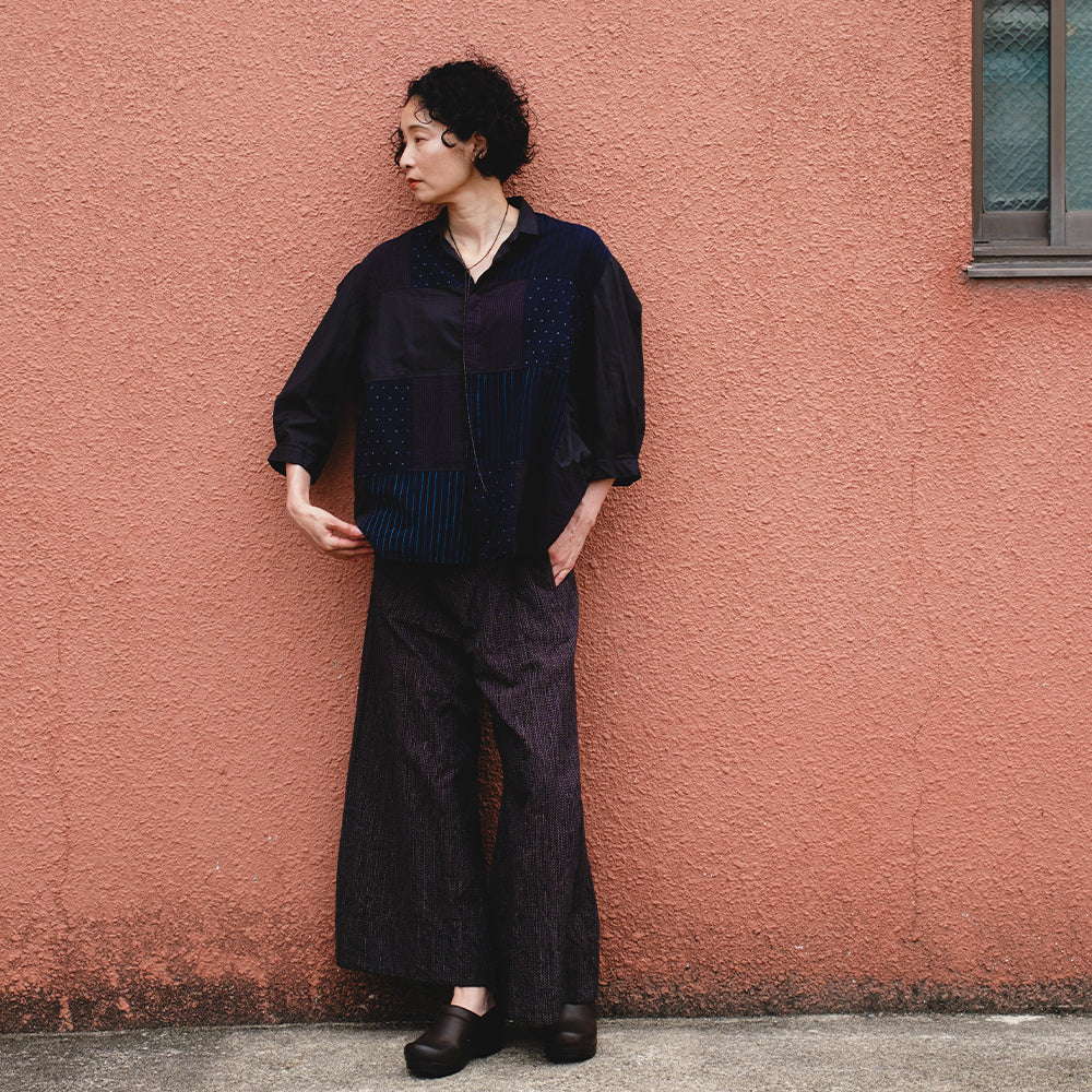 Giemon  久留米絣  パンツ  G716  日本製【2026aw】