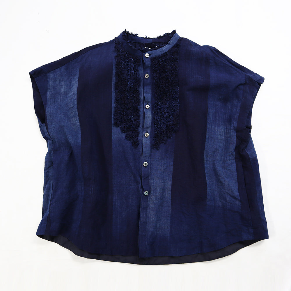 【予約商品】Giemon  久留米絣  ブラウス  G-534  日本製【2026ss】