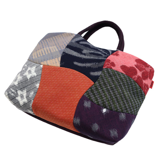 儀右ヱ門 ギエモン ぎえもん 久留米絣  トート　スローパッチ  日本製【2025aw】