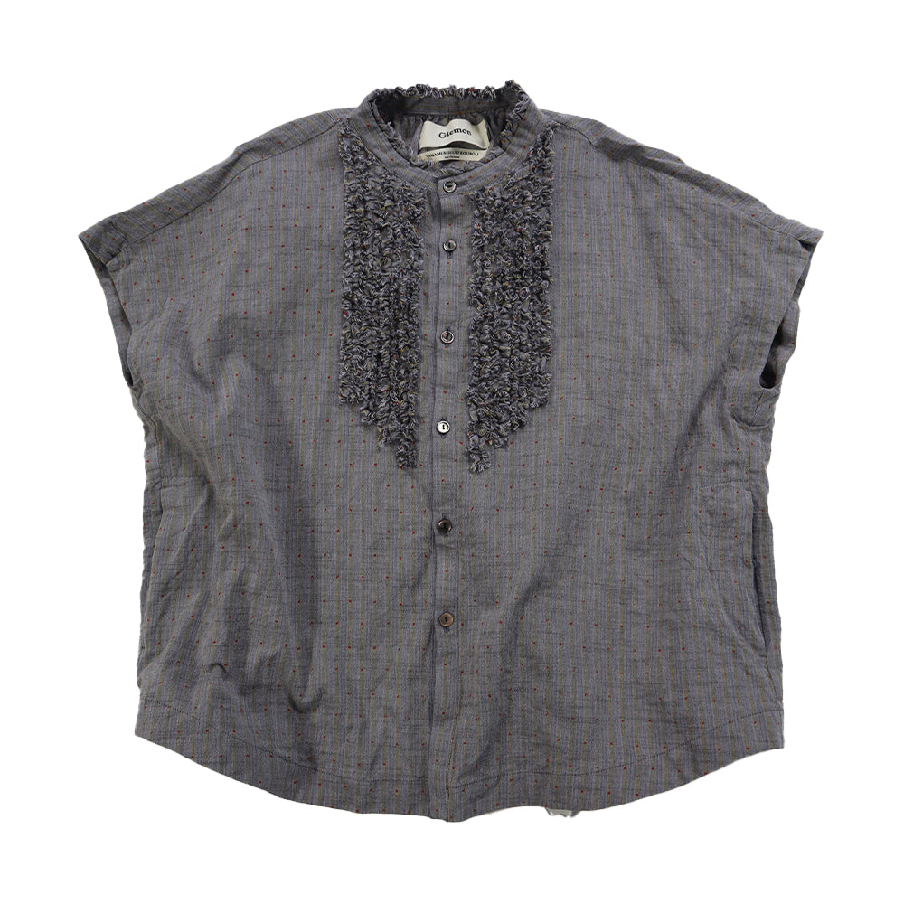 【予約商品】Giemon  久留米絣  ブラウス  G-534  日本製【2026ss】