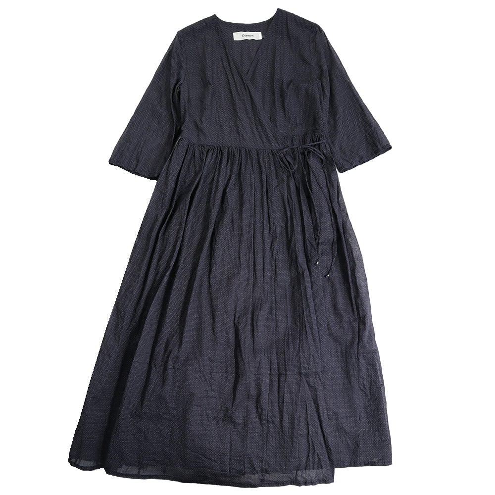 【予約商品】Giemon  久留米絣  ワンピース  G-232  日本製【2026ss】