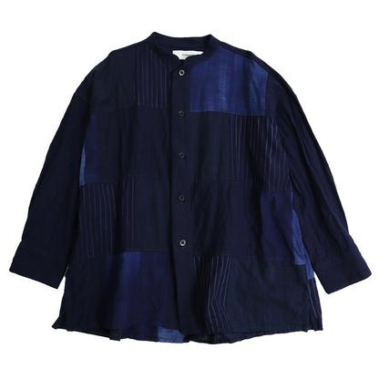 義右衛門 Giemon Kurume Kasuri 背帶裙 Y9067 日本製 [2025ss]