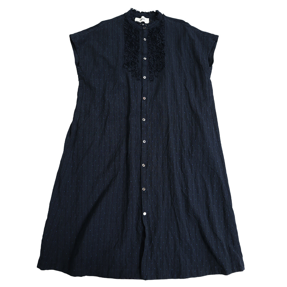 【予約商品】Giemon  久留米絣  ワンピース  G-231  日本製【2026ss】