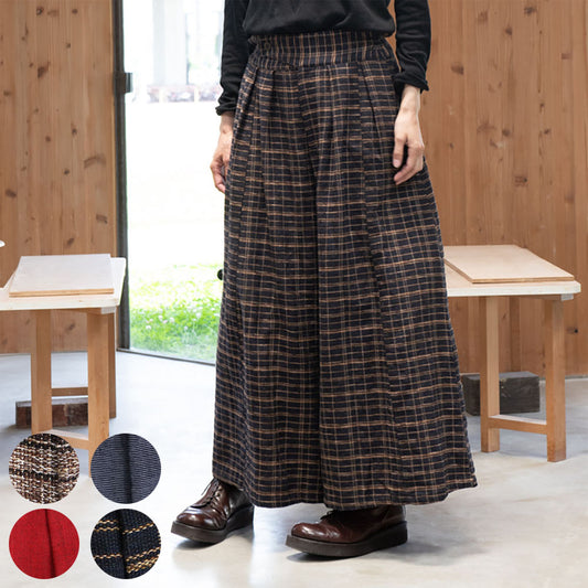 Giemon Kurume Kasuri Hakama Pants G709 Made in Japan [2024aw]