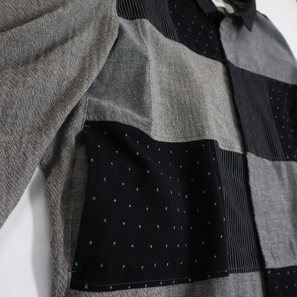 Giemon  ギエモン ぎえもん  久留米絣　ブラウス　G530-3　日本製　【2025-26gs】