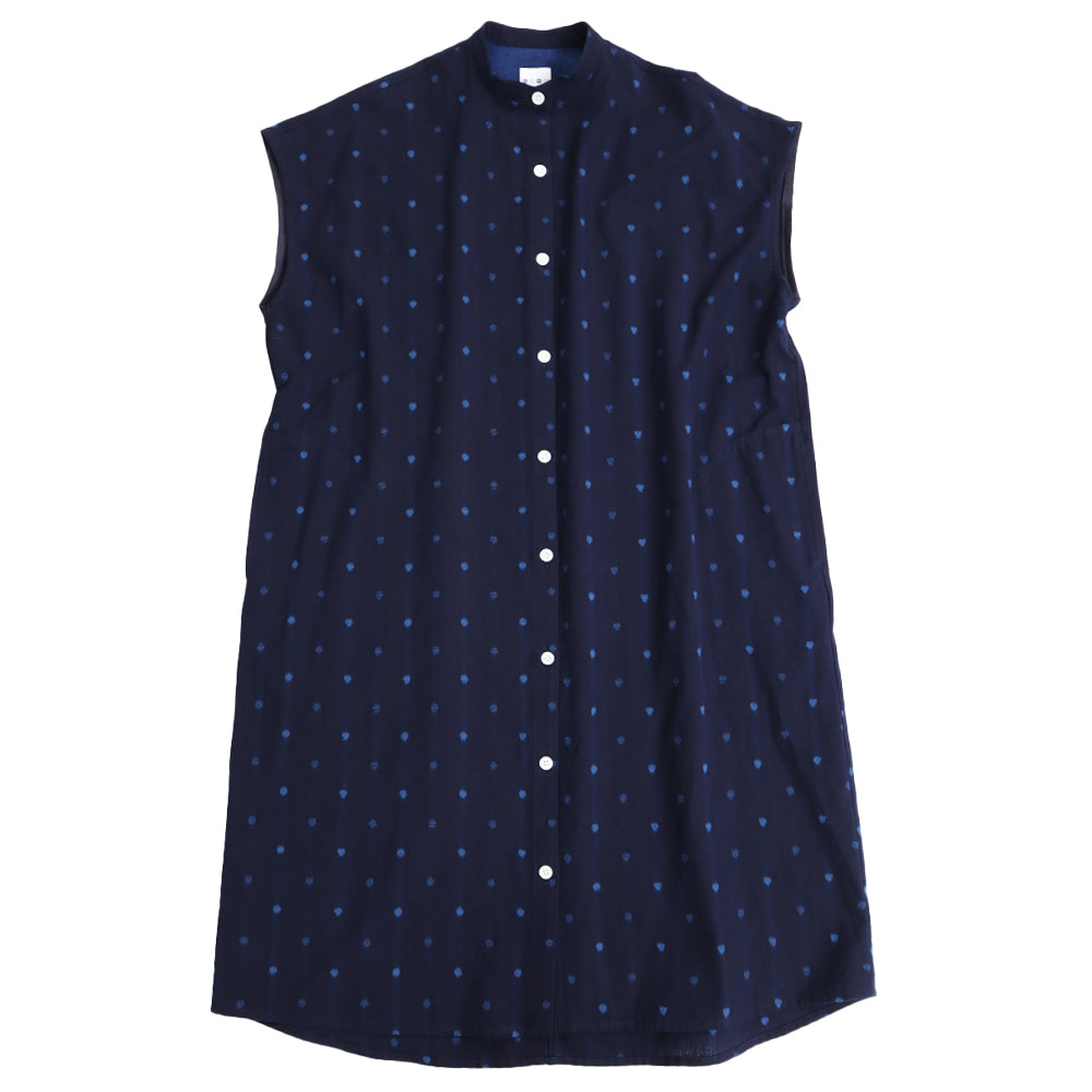 【予約商品】ギエモン  久留米絣  ワンピース  Y2181  日本製【2026ss】