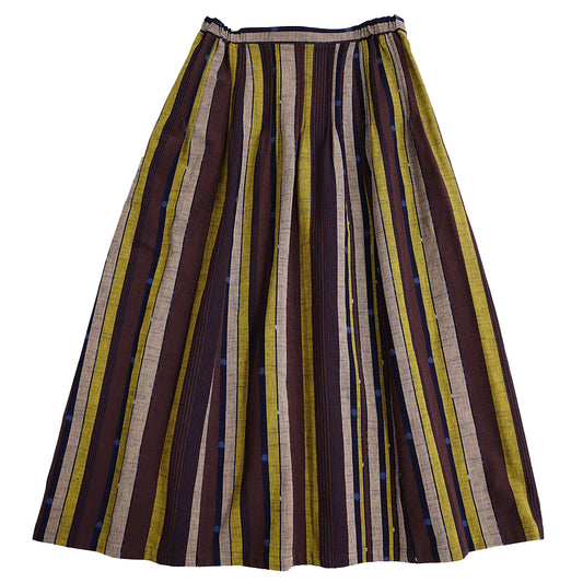 Giemon Giemon Kurume Kasuri Jumper Skirt Y9067 Made in Japan [2025ss]