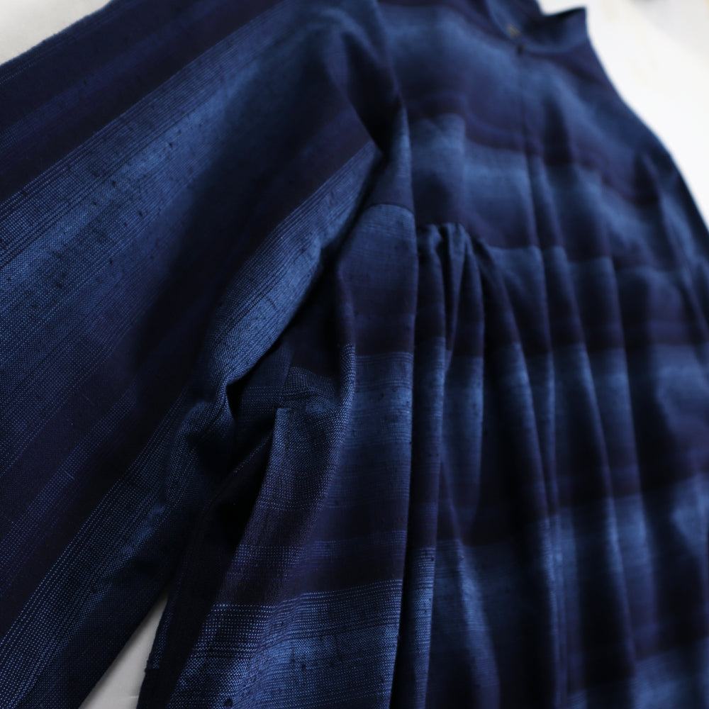 儀右ヱ門 ギエモン ぎえもん 久留米絣 ワンピース　タ222  日本製